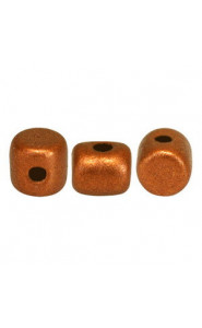 Les perles par Puca® Minos beads Copper gold mat 00030/01780